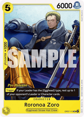 Roronoa Zoro (113) - OP07-113 - UC - 500 Years in the Future Pre-release Promo